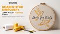 Chain Stitch Embroidery Tutorial: Learn it in 10 Simple Steps