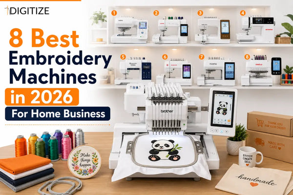 8 Best Embroidery Machines in 2026 For Home Business