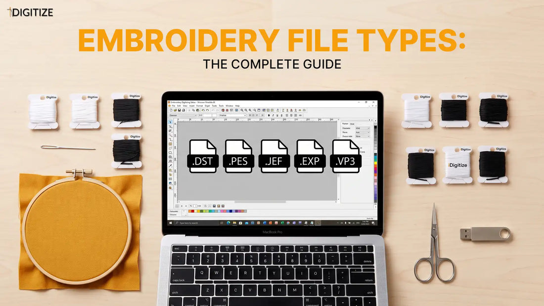 Embroidery File Types Guide to Every Machine Format 2026 