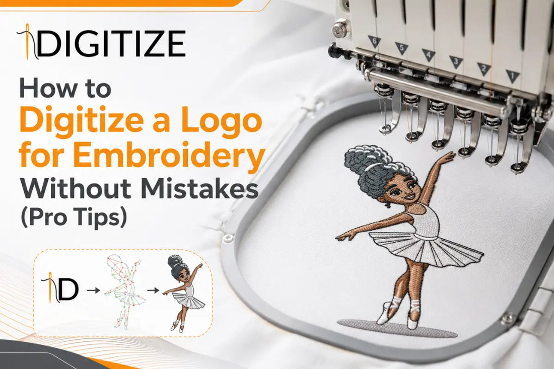 How to Digitize a Logo for Embroidery Without Mistakes Pro Tips