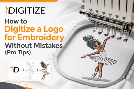 How to Digitize a Logo for Embroidery Without Mistakes Pro Tips
