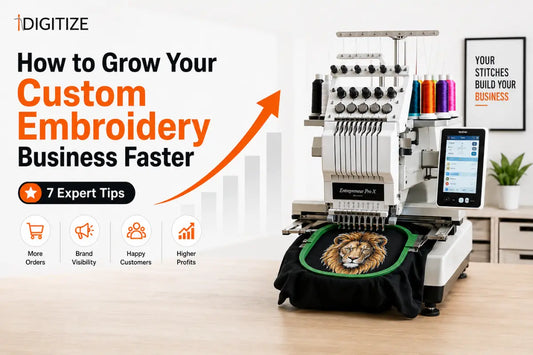 How to Grow Your Embroidery Business Faster (7 Expert Tips)?
