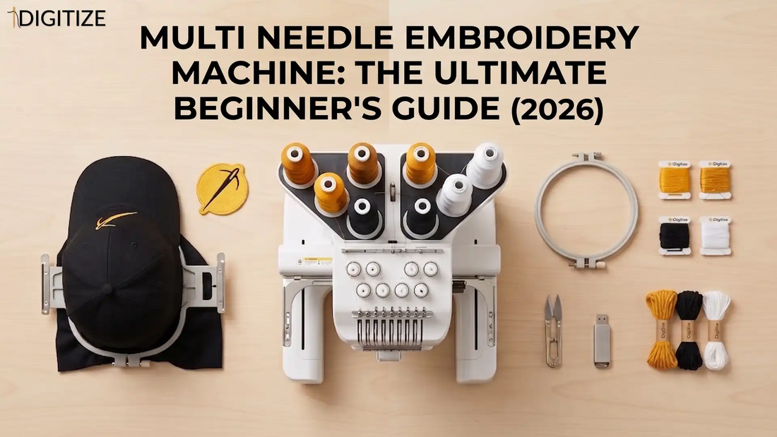 Multi Needle Embroidery Machine Beginner's Guide (2026) 