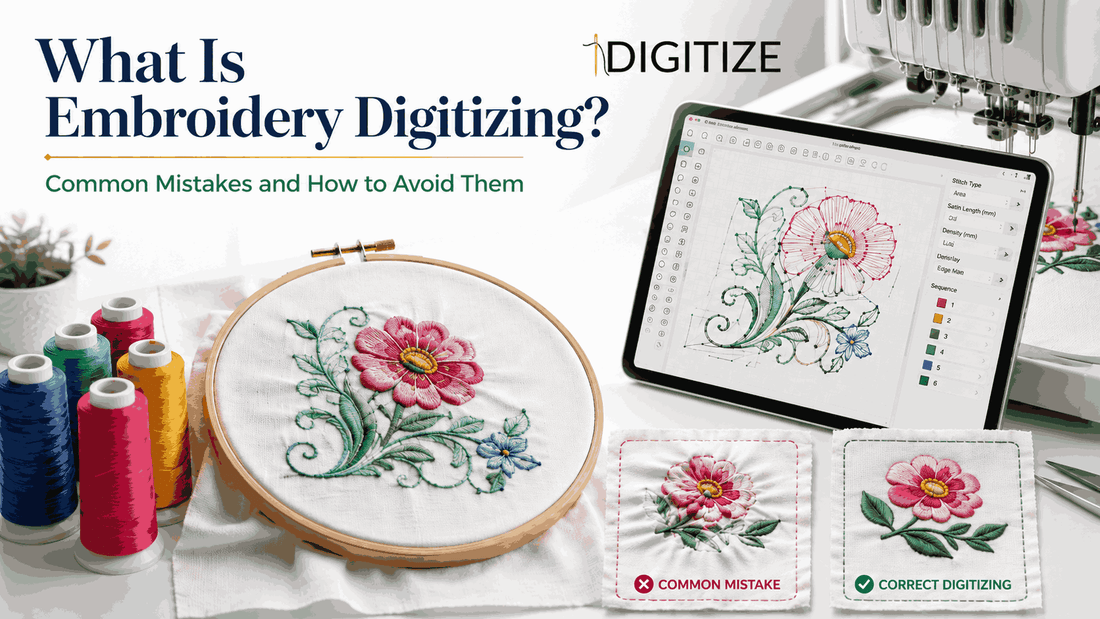 What Is Embroidery Digitizing Common Mistakes and How to Avoid Them